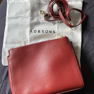 NWOT Lo & Sons Pearl in Cactus Leather